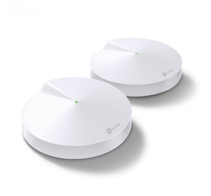 WiFi Mesh система TP-Link Deco M5 2-pack (AC1300, 2xGE LAN/WAN, Bluetooth, MESH, MU-MIMO, 4 антенны, 2-pack)