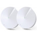 WiFi Mesh система TP-Link Deco M5 2-pack (AC1300, 2xGE LAN/WAN, Bluetooth, MESH, MU-MIMO, 4 антенны, 2-pack)