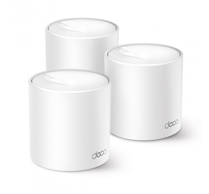 WiFi Mesh система TP-Link Deco X10(3-pack) (AX1500 1xGE LAN 1xGE WAN MU-MIMO OFDMA MESH)