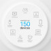 WiFi Mesh система TP-Link Deco X50-PoE 1pack (AX3000, 1x2.5 GE WAN/LAN, 1xGE WAN/LAN)
