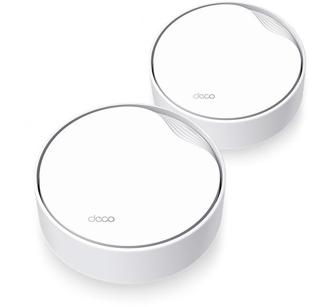 WiFi Mesh система TP-Link Deco X50-PoE(2-pack); AX3000, 1x2.5 GE WAN/LAN, 1xGE WAN/LAN