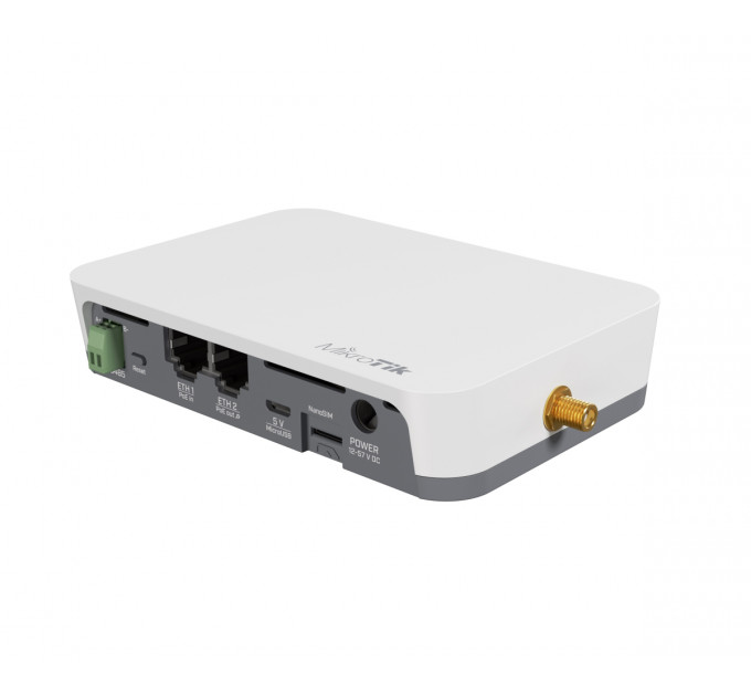 Беспроводной маршрутизатор MikroTik KNOT LR9 kit (RB924iR-2nD-BT5&BG77&R11e-LR9) (IoT, LORA, CAT-M, BLE, 902-928 MHz, n300, 1xSIM, RS485, 1xFE PoE in, 1xFE PoE out, 1xMicroUSB, DC, DIN rail)