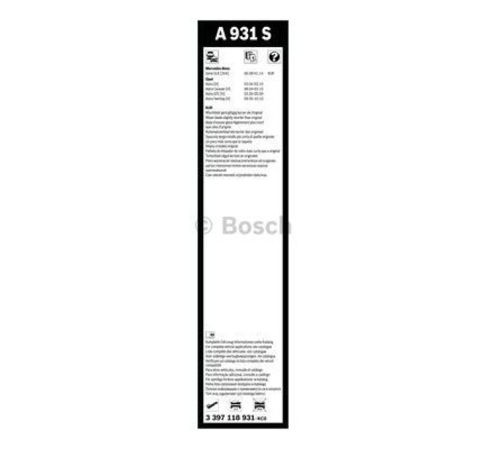 Bosch Щітка склоочисника Bosch 3 397 118 931