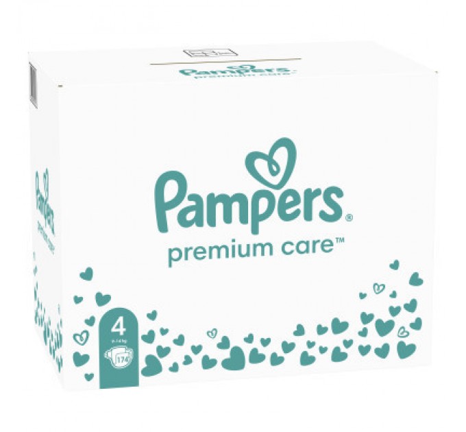 Pampers Підгузки Pampers Premium Care Розмір 4 (9-14 кг) 174 шт (8006540855935)