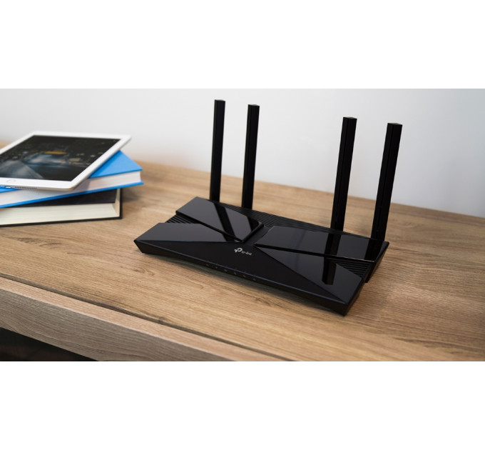 Беспроводной маршрутизатор TP-Link Archer AX1500 (AX1500, Wi-Fi 6, 1хGE WAN, 4хGE LAN, MU-MIMO, Beamforming, 4 антенны внешних)