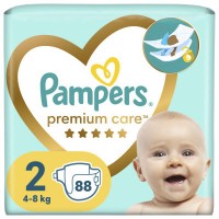 Підгузки Pampers Premium Care Розмір 2 (4-8 кг) 88 шт (8006540857717)