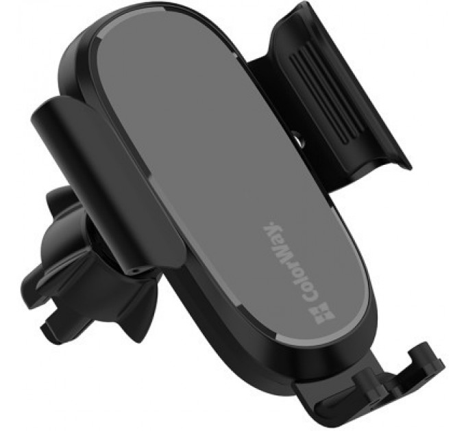 ColorWay Універсальний автотримач ColorWay Air Vent Car Wireless Charger 15W Black (CW-CHAW038Q-BK)