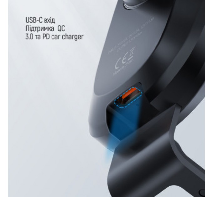 ColorWay Універсальний автотримач ColorWay Air Vent Car Wireless Charger 15W Black (CW-CHAW038Q-BK)