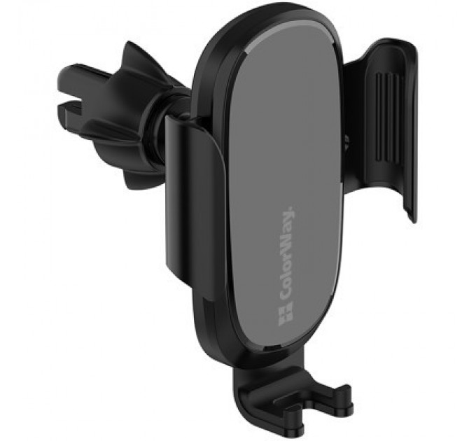 ColorWay Універсальний автотримач ColorWay Air Vent Car Wireless Charger 15W Black (CW-CHAW038Q-BK)