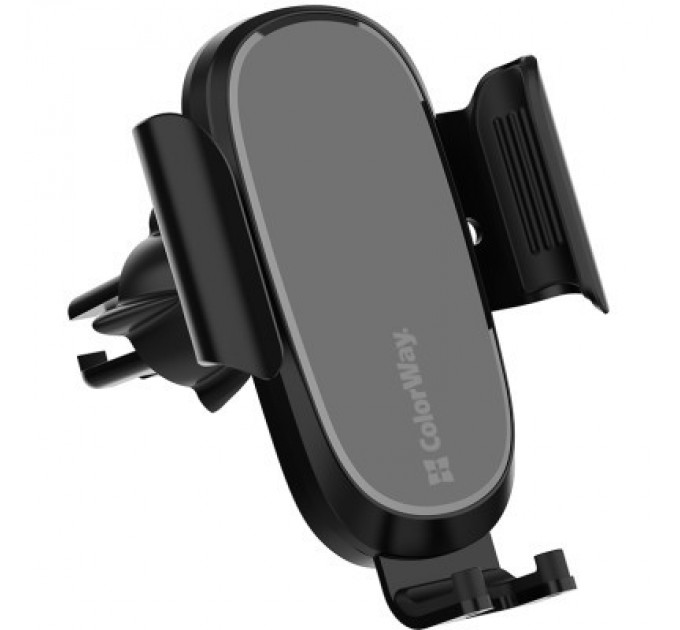 ColorWay Універсальний автотримач ColorWay Air Vent Car Wireless Charger 15W Black (CW-CHAW038Q-BK)