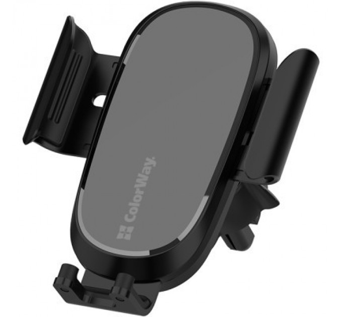 ColorWay Універсальний автотримач ColorWay Air Vent Car Wireless Charger 15W Black (CW-CHAW038Q-BK)