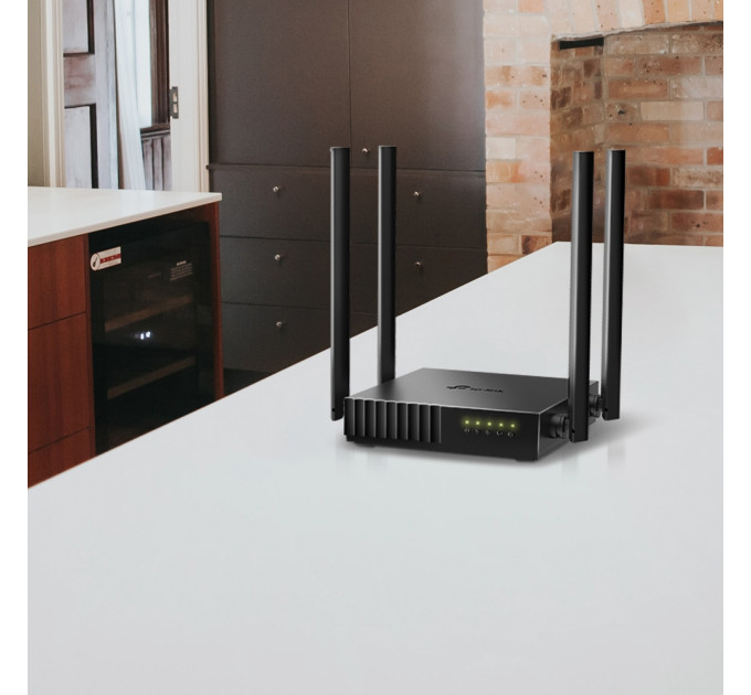 Беспроводной маршрутизатор TP-Link ARCHER C54 (AC1200, 1хFE WAN, 4хFE LAN, Beamforming, APP Tether, 4 внешние антенны)