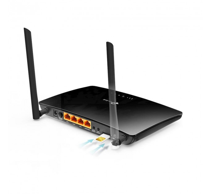 Беспроводной маршрутизатор TP-Link Archer MR400 (AC1200, 1xFE WAN, 3xFE LAN, 1xSimCardSlot, 2 антенны LTE)