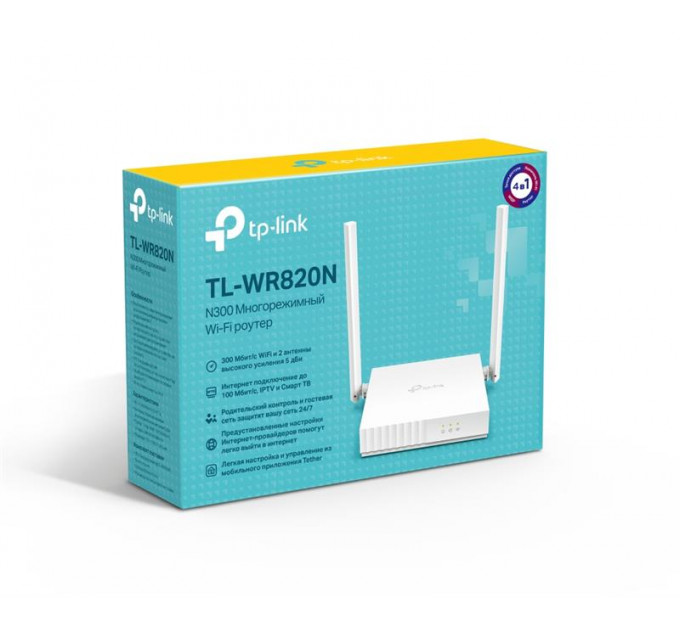 Бездротовий маршрутизатор TP-Link TL-WR820N V2