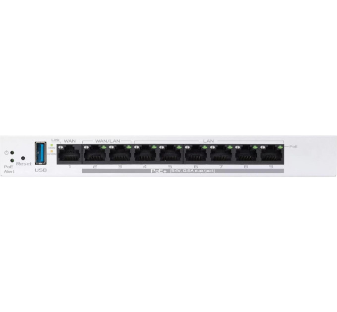 Маршрутизатор Asus ExpertWiFi EBG19P (90IG08C0-MO3B00) (1xGE WAN, 2xGE WAN/LAN PoE+, 6xGE LAN PoE+, Broadcom, 1xUSB 3.2, max PoE 110W, контроллер AiMesh, BT)