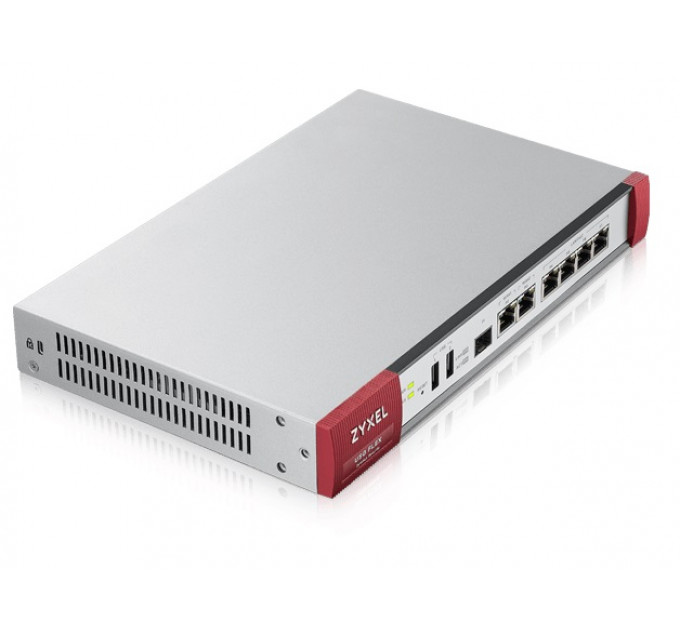 Межсетевой экран ZYXEL ZyWALL USG FLEX 200 (USGFLEX200-EU0101F) (2xGE WAN, 4xGE LAN/DMZ, 2xUSB3.0, 1xSFP, AP Controller (8/40))
