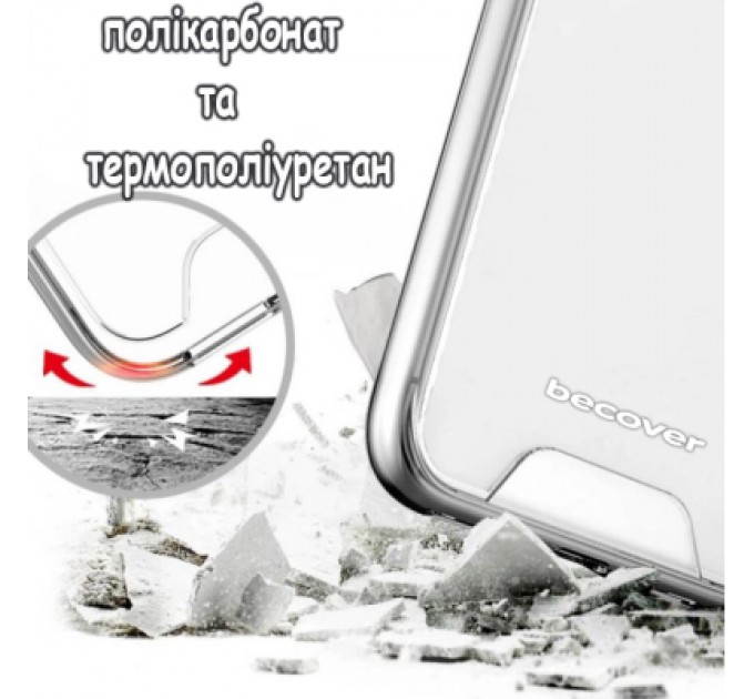 BeCover Чохол до мобільного телефона BeCover Space Case Apple iPhone 15 Pro Max Transparancy (709939)
