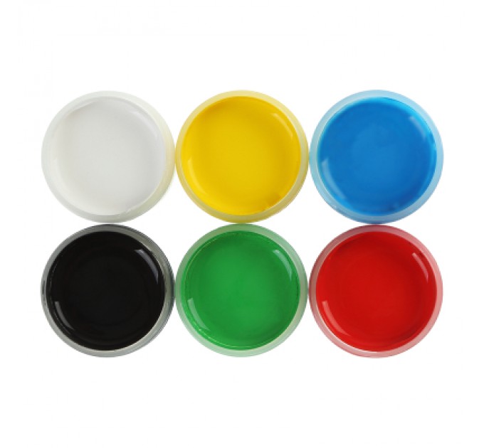 Гуашеві фарби ZiBi KIDS Line -2 6 кольорів х 20 мл (ZB.6610)