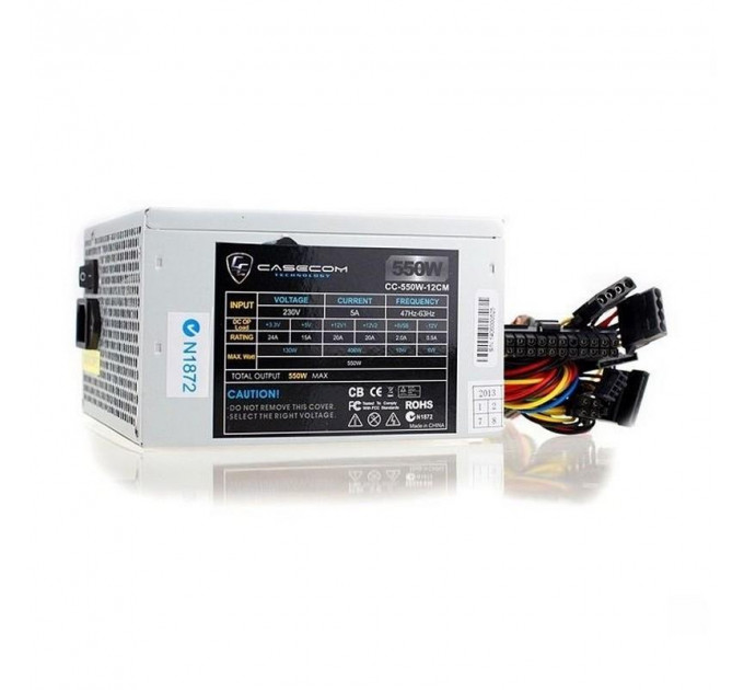 Блок живлення CaseCom (CM 550 ATX) 550W 12Fan bulk