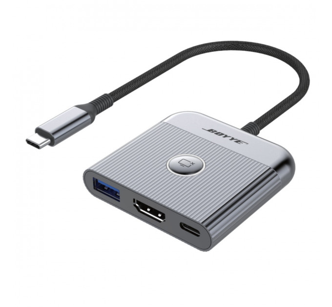 Концентратор Boyye USB-C 3-в-1 (UC-321)
