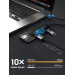 Концентратор Cabletime USB C/A - 4 Port USB 3.0, 5Gbps, 0.15 m (CB05B)