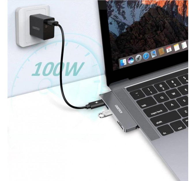 Концентратор Choetech HUB-M14 7 in 1 USB-C Multiport Adapter