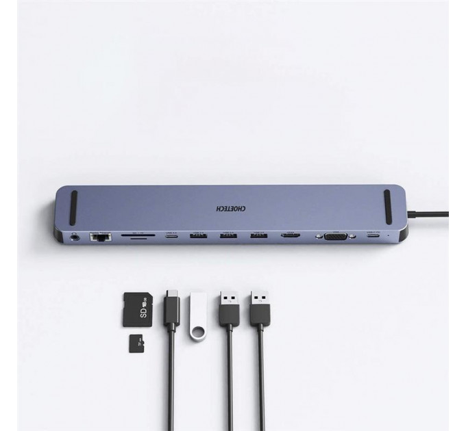 Концентратор Choetech HUB-M20 11 in 1 USB-C Multiport HUB Station