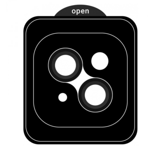 Armorstandart Скло захисне Armorstandart for Camera Pro Apple iPhone 15 / 15 Plus Black(ARM71114) (ARM71114)