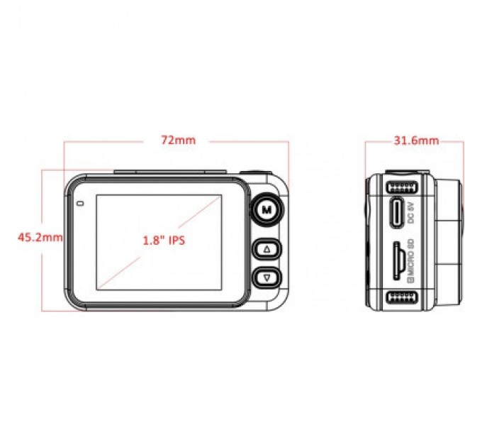Aspiring Відеореєстратор Aspiring Expert 9 Speedcam, WI-FI, GPS, 2K, 2 cameras (Aspiring Expert 9 Speedcam, WI-FI, GPS, 2K, 2 cameras)