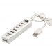 Концентратор USB 2.0 Frime 7хUSB2.0 White (FH-20041)