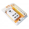 Концентратор USB 2.0 Voltronic YT-HWS4-W/08646, 4хUSB2.0, White