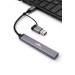 Концентратор USB 3.0 Frime 1хUSB3.0 3хUSB2.0 Silver (FH-20152)