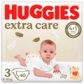 Huggies Підгузки Huggies Extra Care Size 3 (6-10 кг) 40 шт (5029053574400)