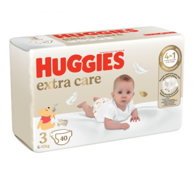 Huggies Підгузки Huggies Extra Care Size 3 (6-10 кг) 40 шт (5029053574400)