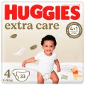 Huggies Підгузки Huggies Extra Care Size 4 (8-16 кг) 33 шт (5029053583143)