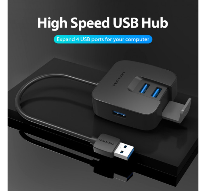 Концентратор Vention 4-Port USB 3.0, 0.5 m (CHBBD)
