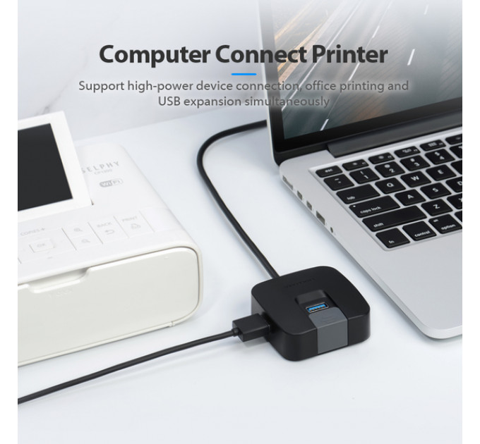 Концентратор Vention 4-Port USB 3.0, 0.5 m (CHBBD)
