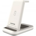 Canyon Зарядний пристрій Canyon WS-304 Foldable 3in1 Wireless charger Cosmic Latte (CNS-WCS304CL)