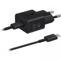Samsung Зарядний пристрій Samsung 25W Power Adapter (w C to C Cable) Black (EP-T2510XBEGEU)