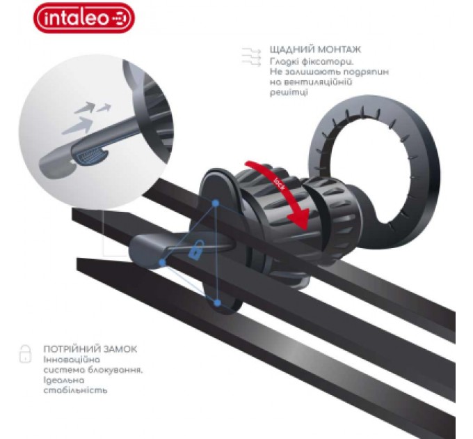 Intaleo Універсальний автотримач Intaleo CM06GG 20xN52 for MagSafe (1283126576058)