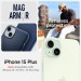 Spigen Чохол до мобільного телефона Spigen Apple iPhone 15 Plus Mag Armor MagFit Navy Blue (ACS06672)