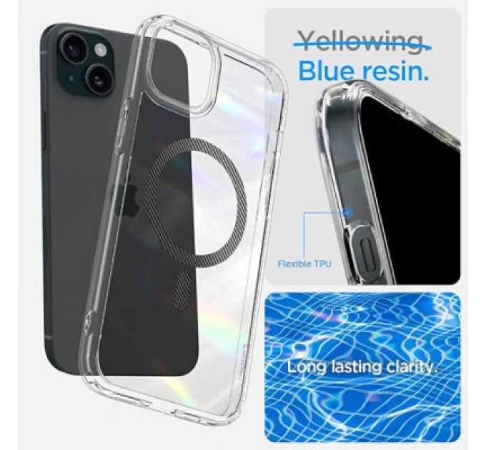 Spigen Чохол до мобільного телефона Spigen Apple iPhone 15 Ultra Hybrid MagFit Carbon Fiber (ACS06805)