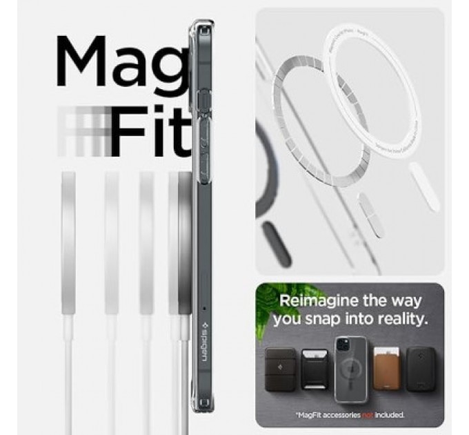Spigen Чохол до мобільного телефона Spigen Apple iPhone 15 Ultra Hybrid MagFit Carbon Fiber (ACS06805)