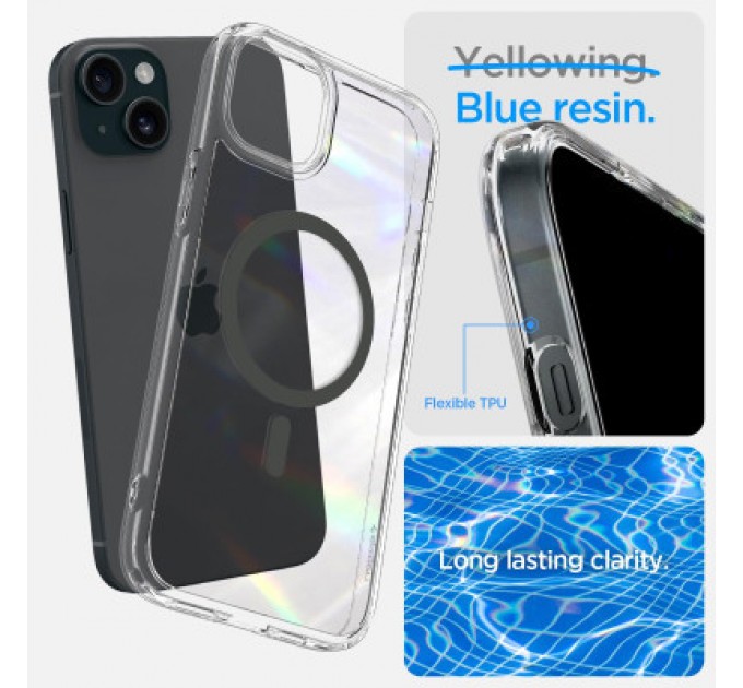 Spigen Чохол до мобільного телефона Spigen Apple iPhone 15 Ultra Hybrid MagFit Graphite (ACS06804)