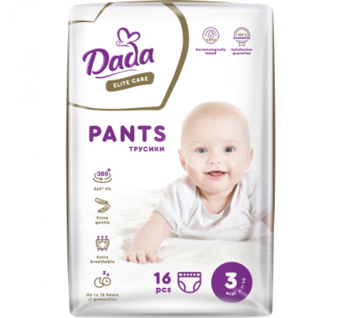 Dada Підгузки Dada Elite Care 3 Midi (6 11 кг) 16 шт (4820174980702)