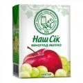 Наш Сік Сік дитячий Наш Сік Яблуко-Виноград 200 мл (4820192262750)