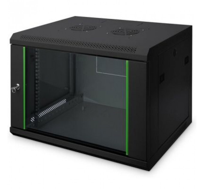 Шафа настінна Digitus Wall Mounting Dynamic Basic 7U 19" 600x450, RAL 9005 (DN-1907-U-EC-SW)