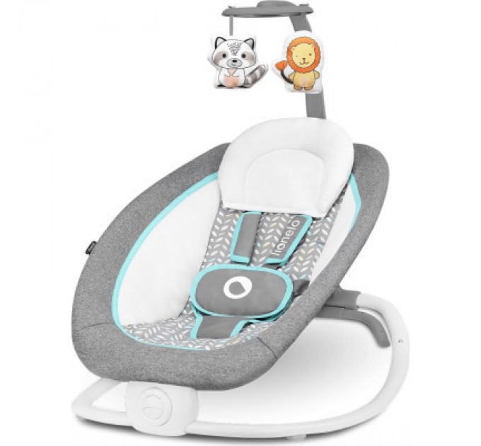 Lionelo Крісло-гойдалка Lionelo Pascal Grey Scandi (LO-PASCAL GREY SCANDI)