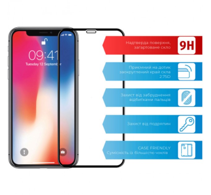 Скло захисне ACCLAB Full Glue Apple iPhone XR/11 (1283126508196)