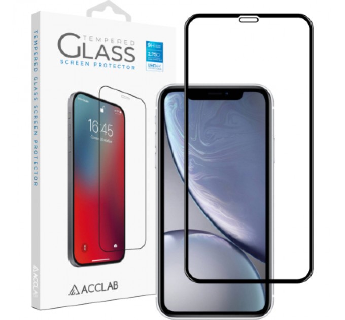 Скло захисне ACCLAB Full Glue Apple iPhone XR/11 (1283126508196)